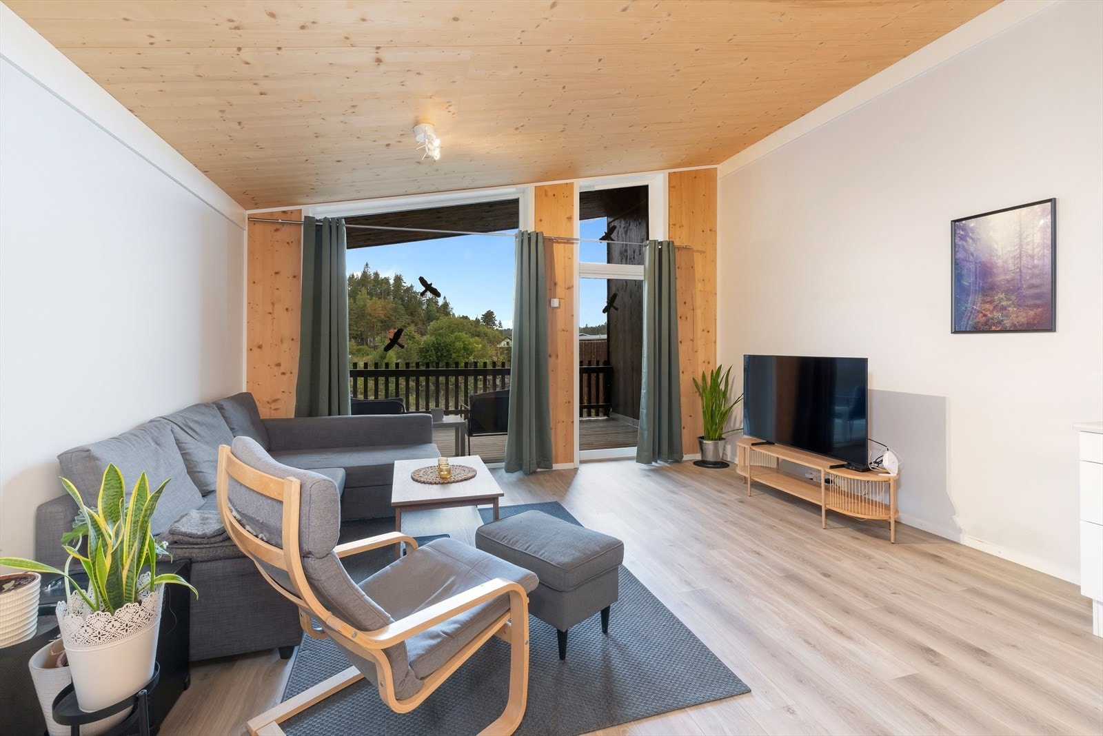 Utgang til balkong. Galleribilde