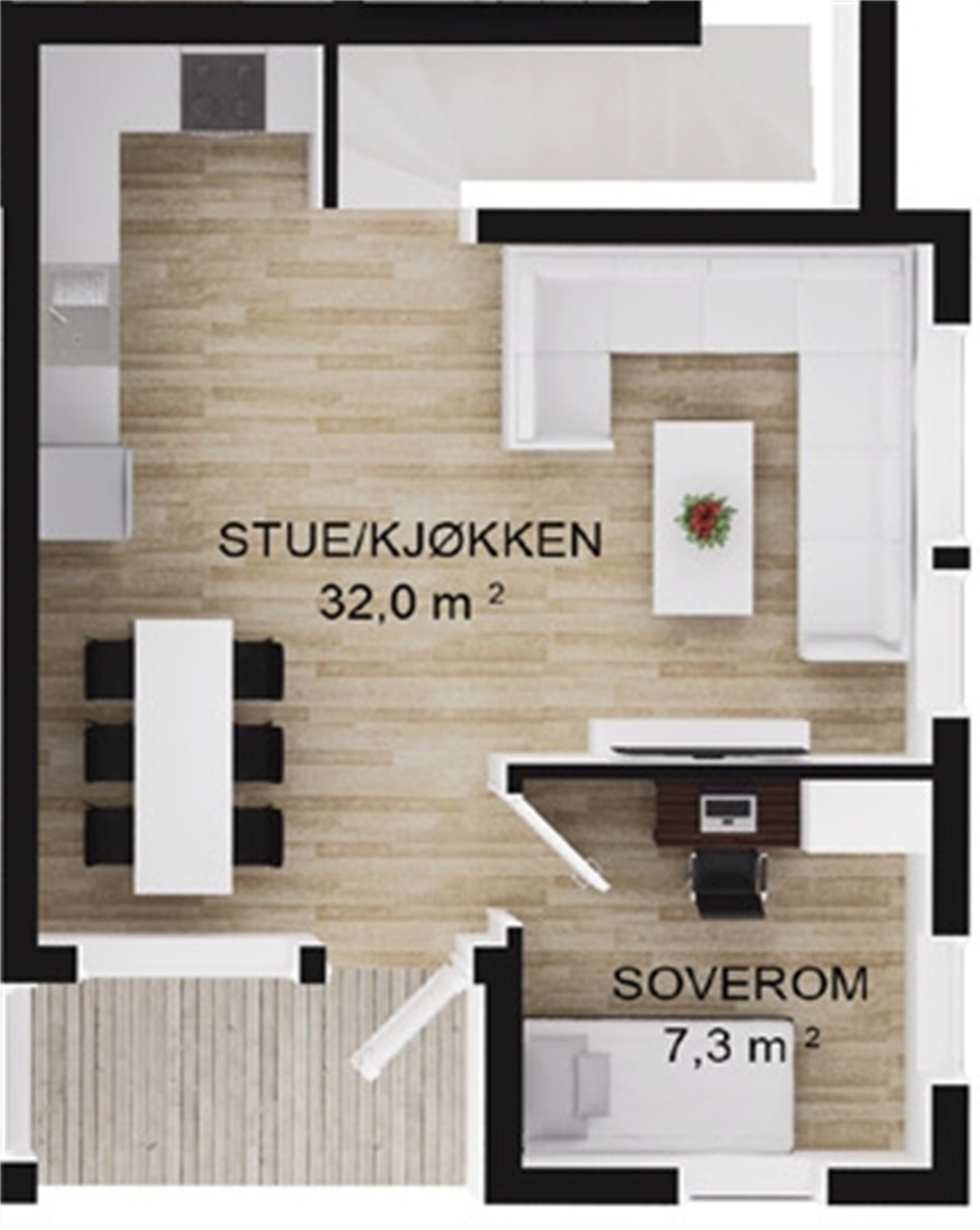 Plantegning - 2.etasje Galleribilde