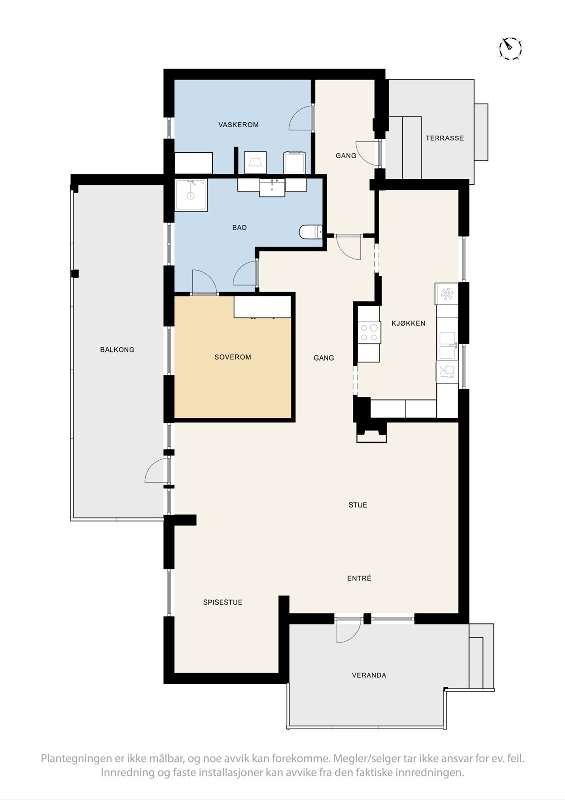 Plantegning Galleribilde