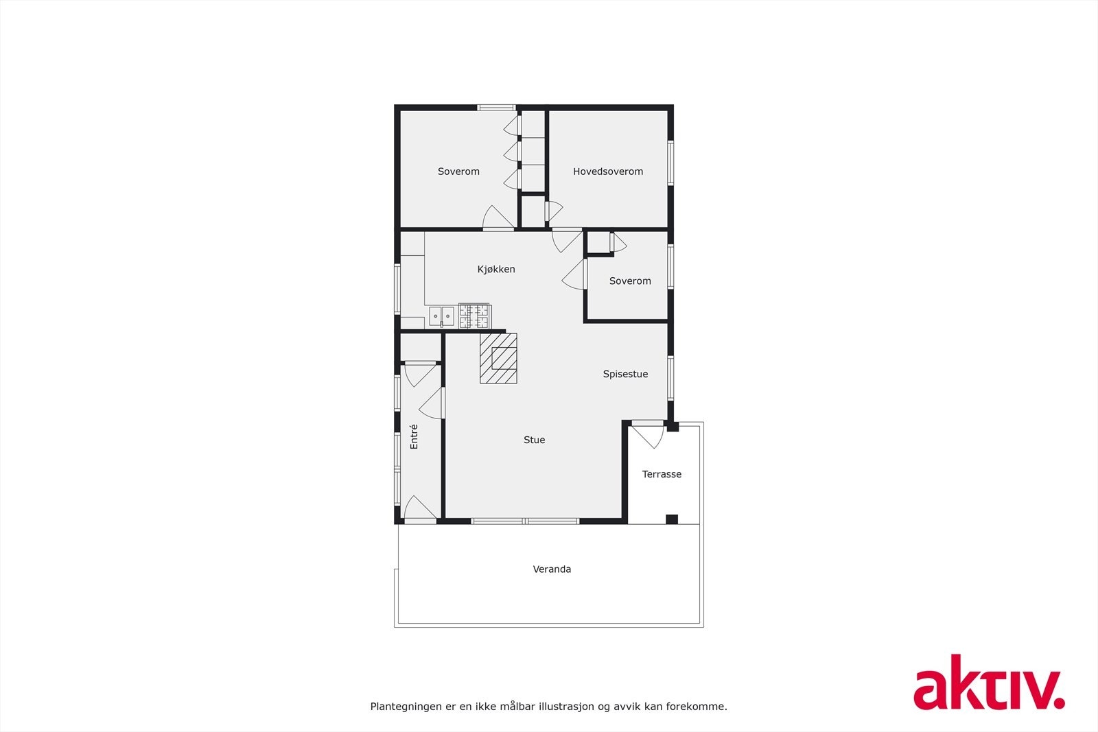Plantegning Galleribilde