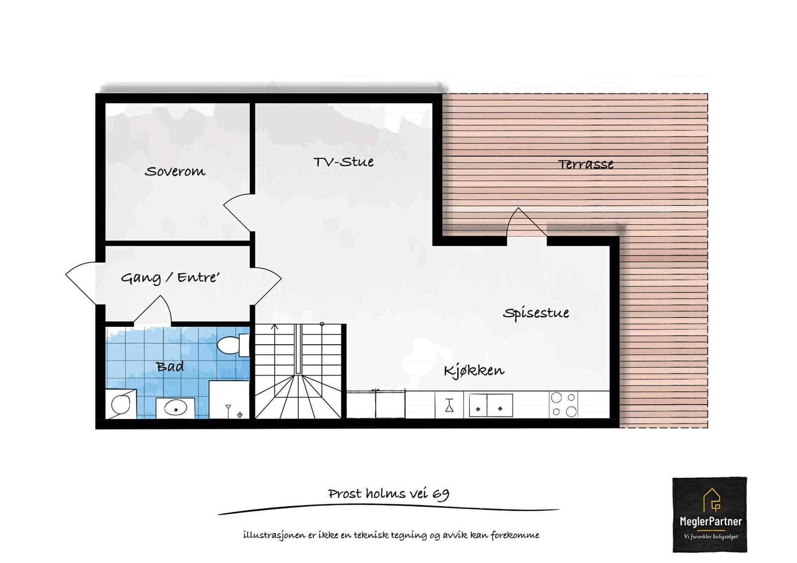 Plantegning 1 . etasje Galleribilde
