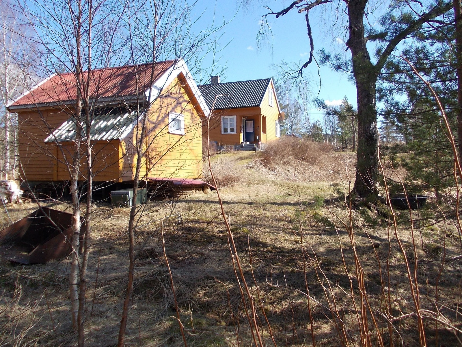 Foto tatt ved nedre tomtegrense for en del år siden. Galleribilde