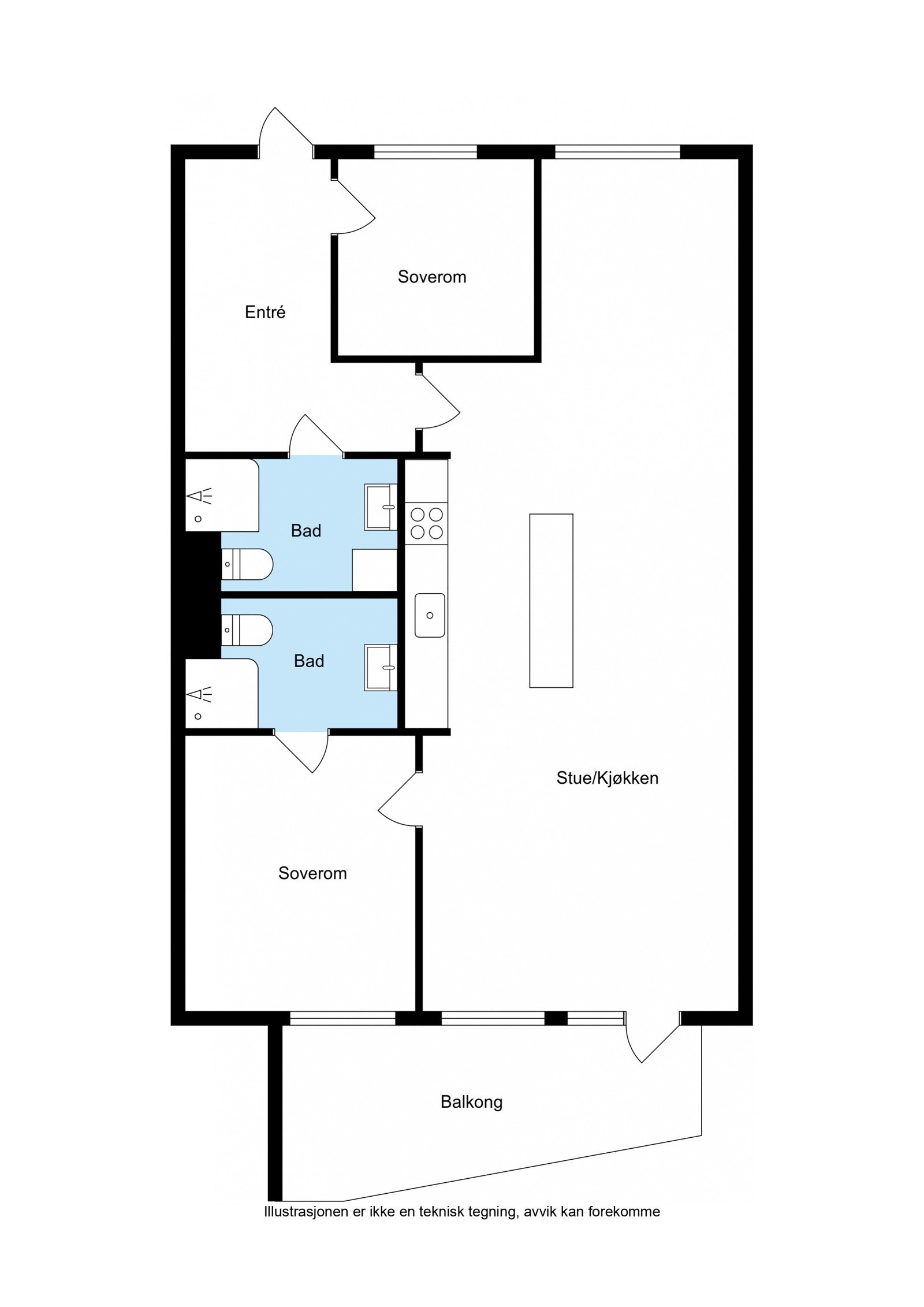 Plantegning. Galleribilde