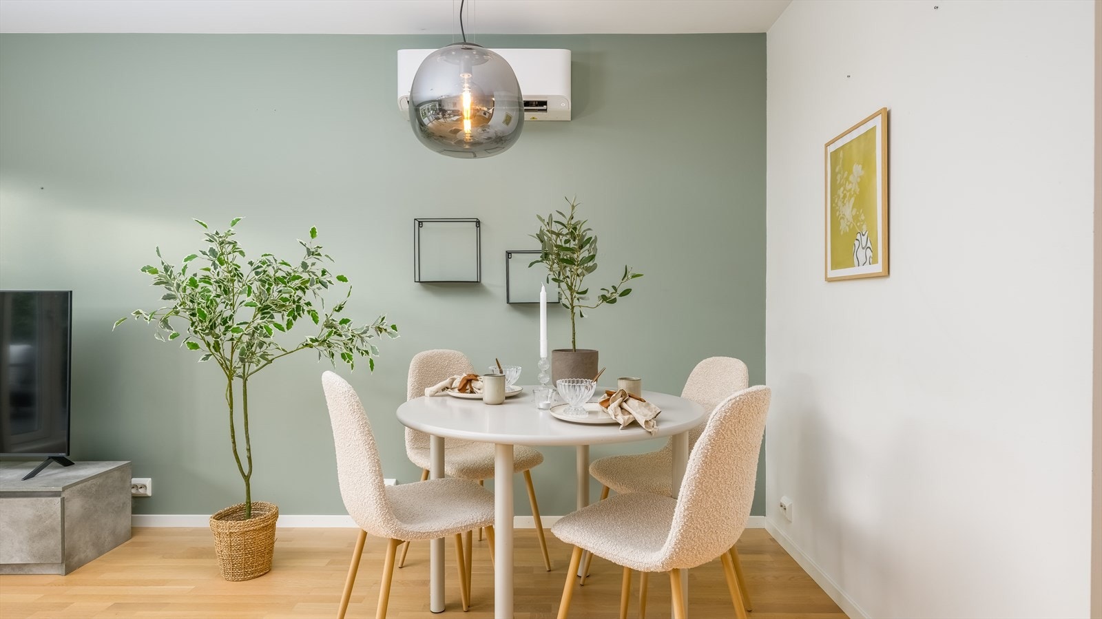 Varmepumpe tilfører jevn, behagelig varme, Galleribilde