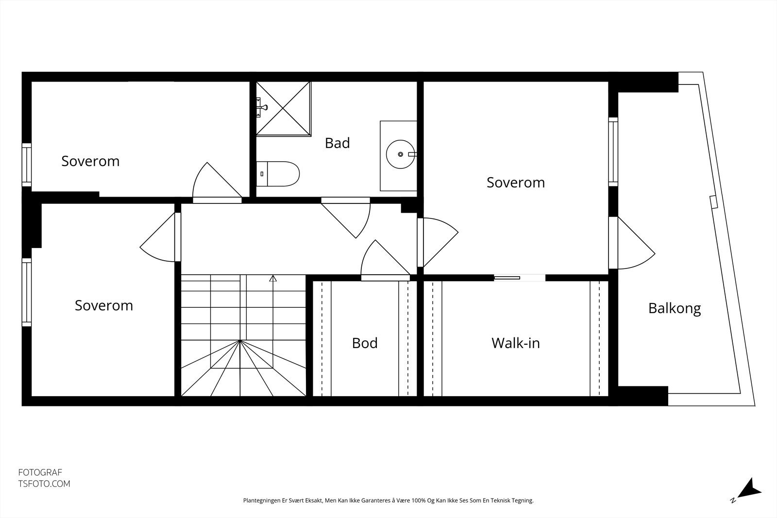 Plantegning - 2 etasje Galleribilde