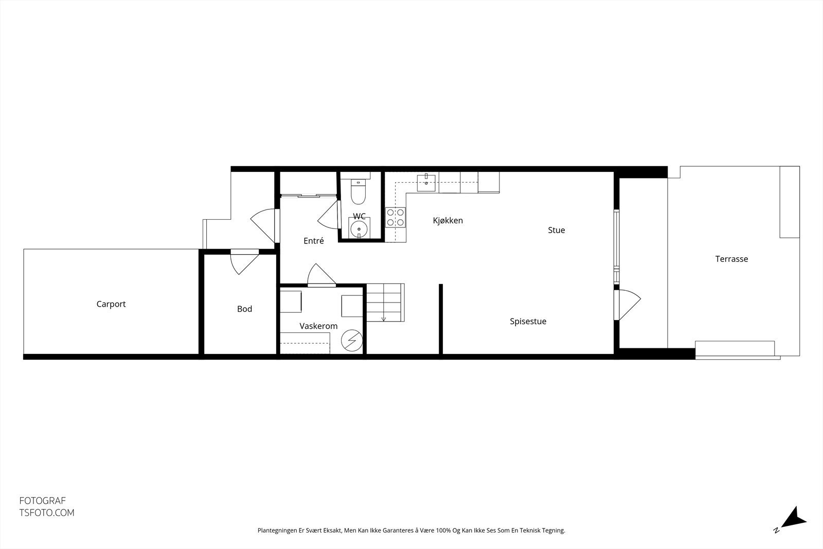 Plantegning - 1 etasje Galleribilde