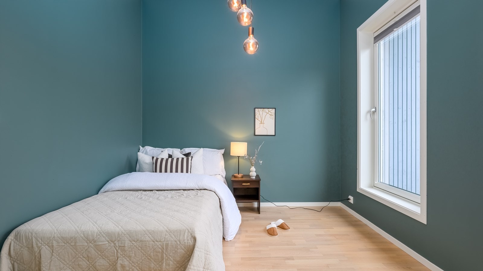 Pent soverom i tidsriktige farger Galleribilde