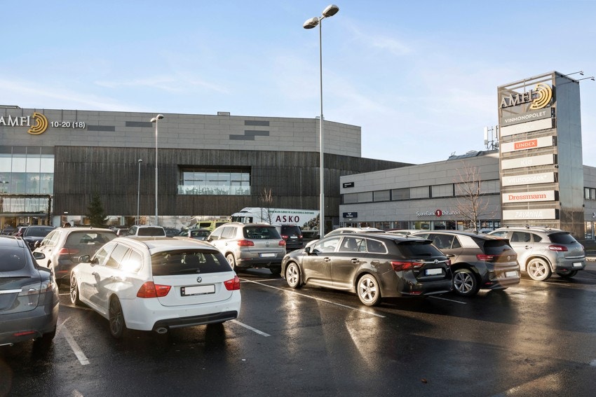 Amfisenter på Råholt ligger en kort kjøretur unna. Galleribilde