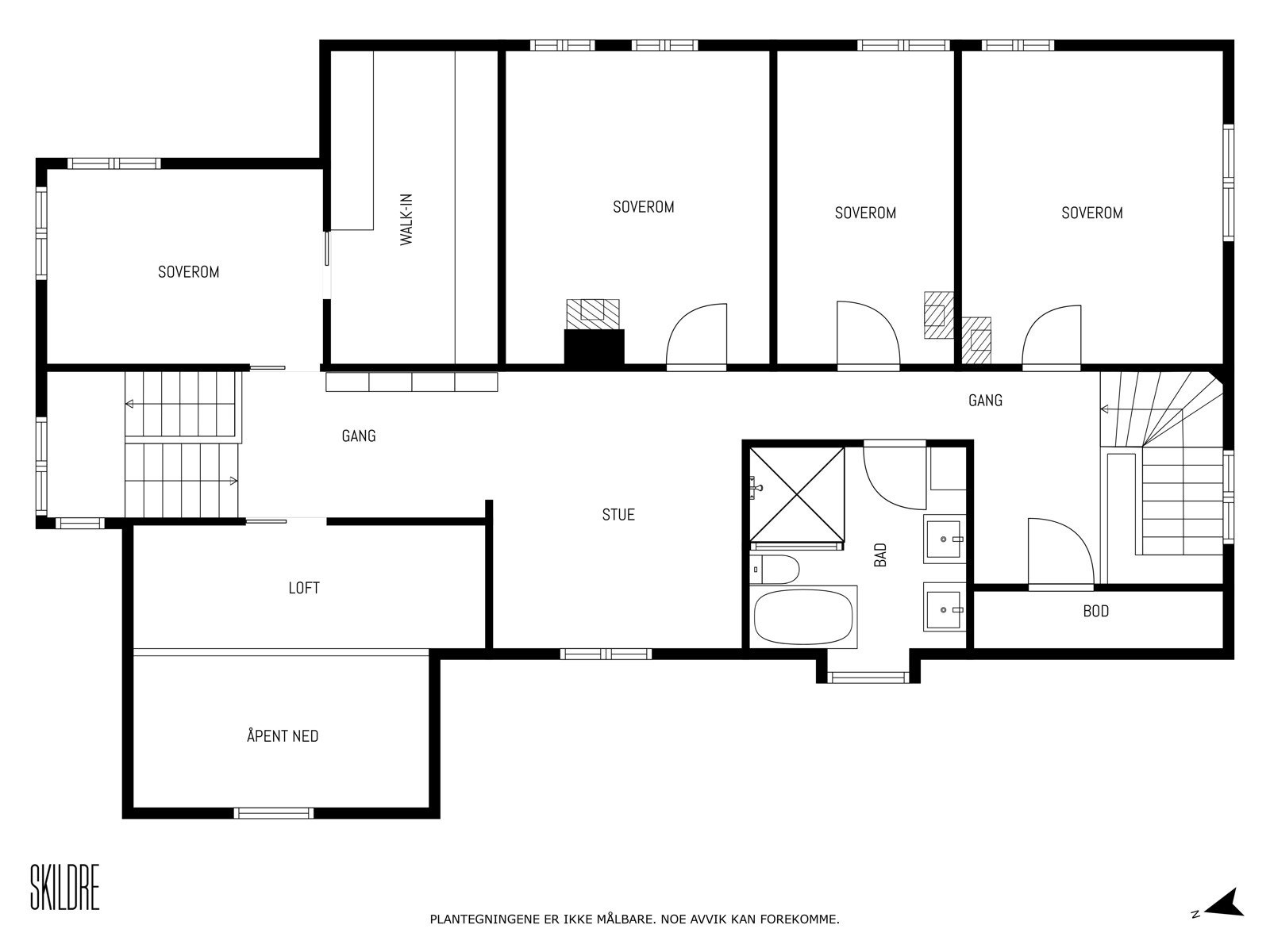 Plantegning Galleribilde