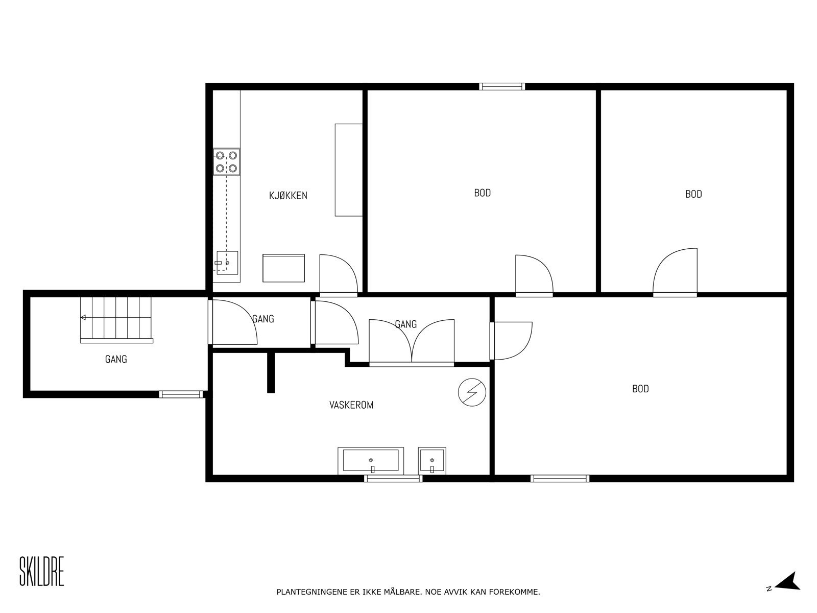 Plantegning Galleribilde