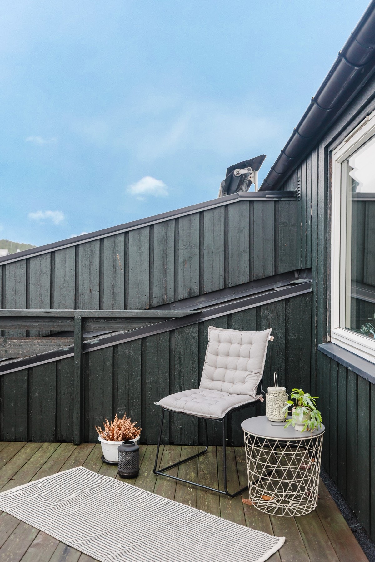 Her kan man slappe av med noe godt i glasset. Galleribilde