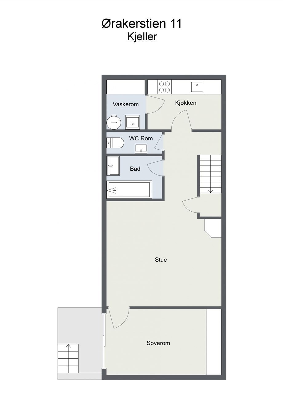 Plantegning kjeller. Plantegning er kun ment som illustrasjon. Rommene er beskrevet til hva de faktisk brukes til. Ikke godkjent til varig opphold Galleribilde