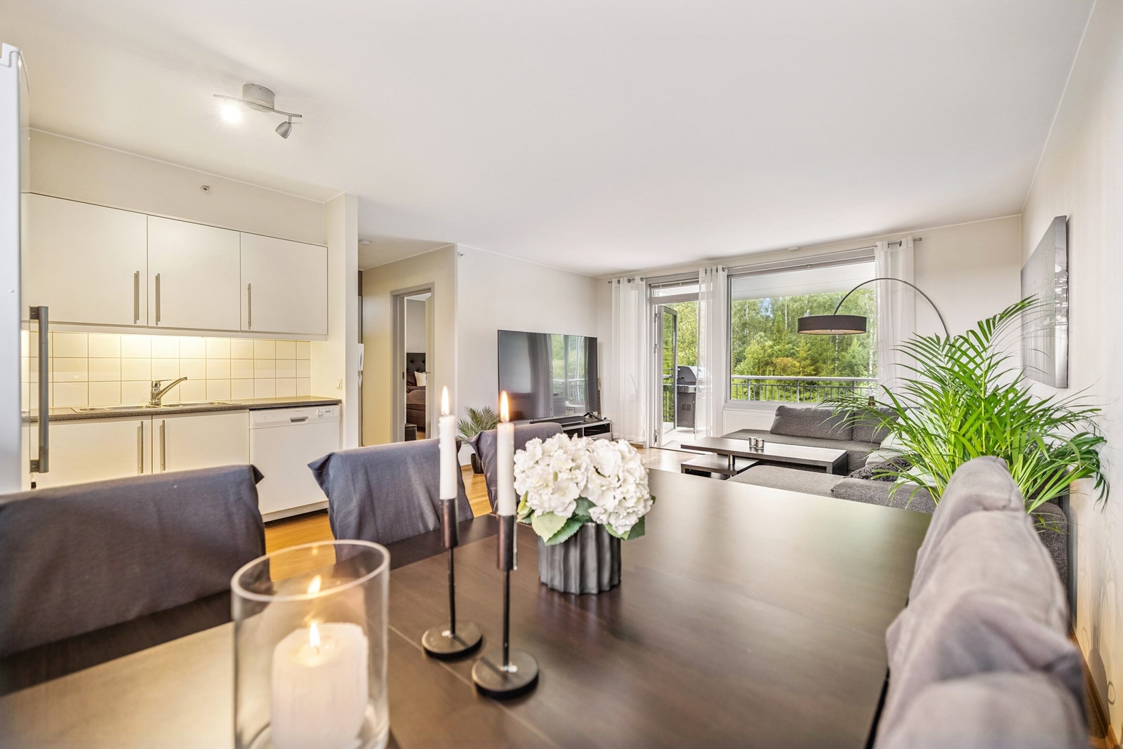 Det er god plass til en egen spiseplass Galleribilde