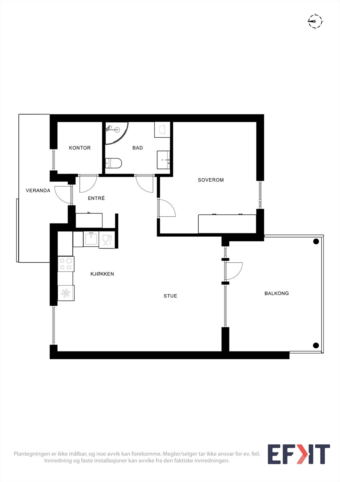 Plantegning Galleribilde