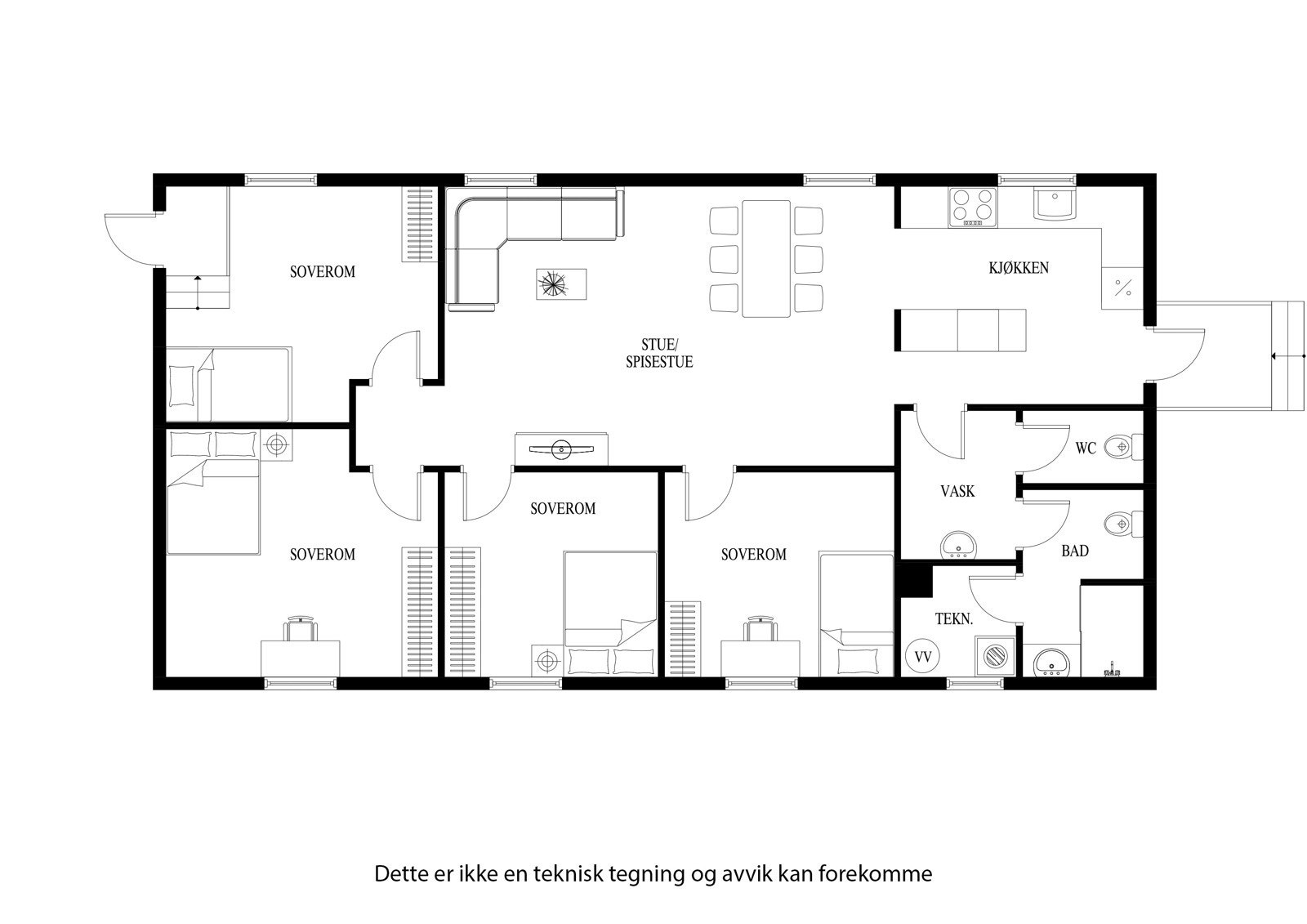 Planløsning nede Galleribilde