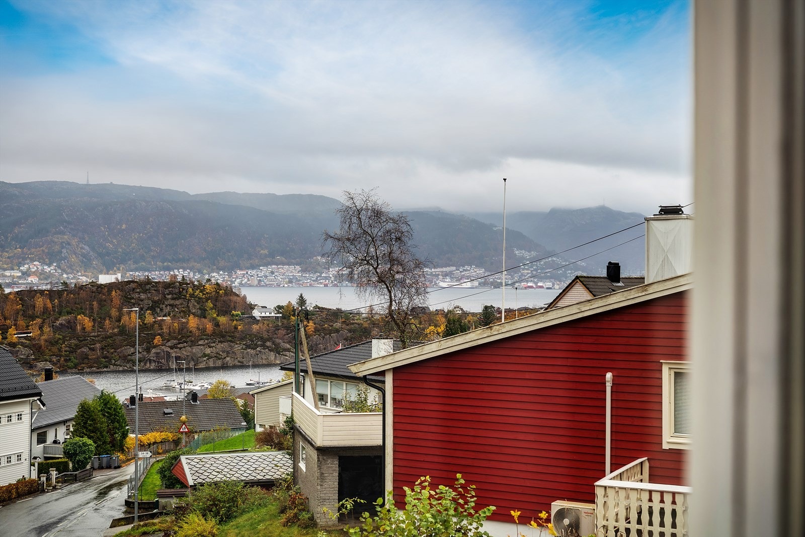 Flott utsikt fra soverommet Galleribilde