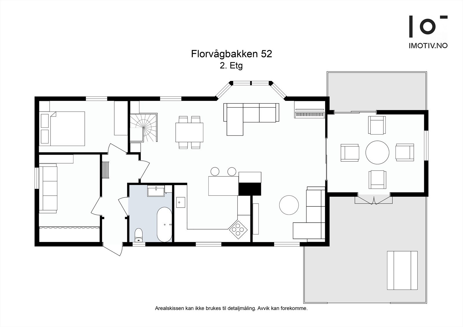 Plantegning 2. etasje Galleribilde