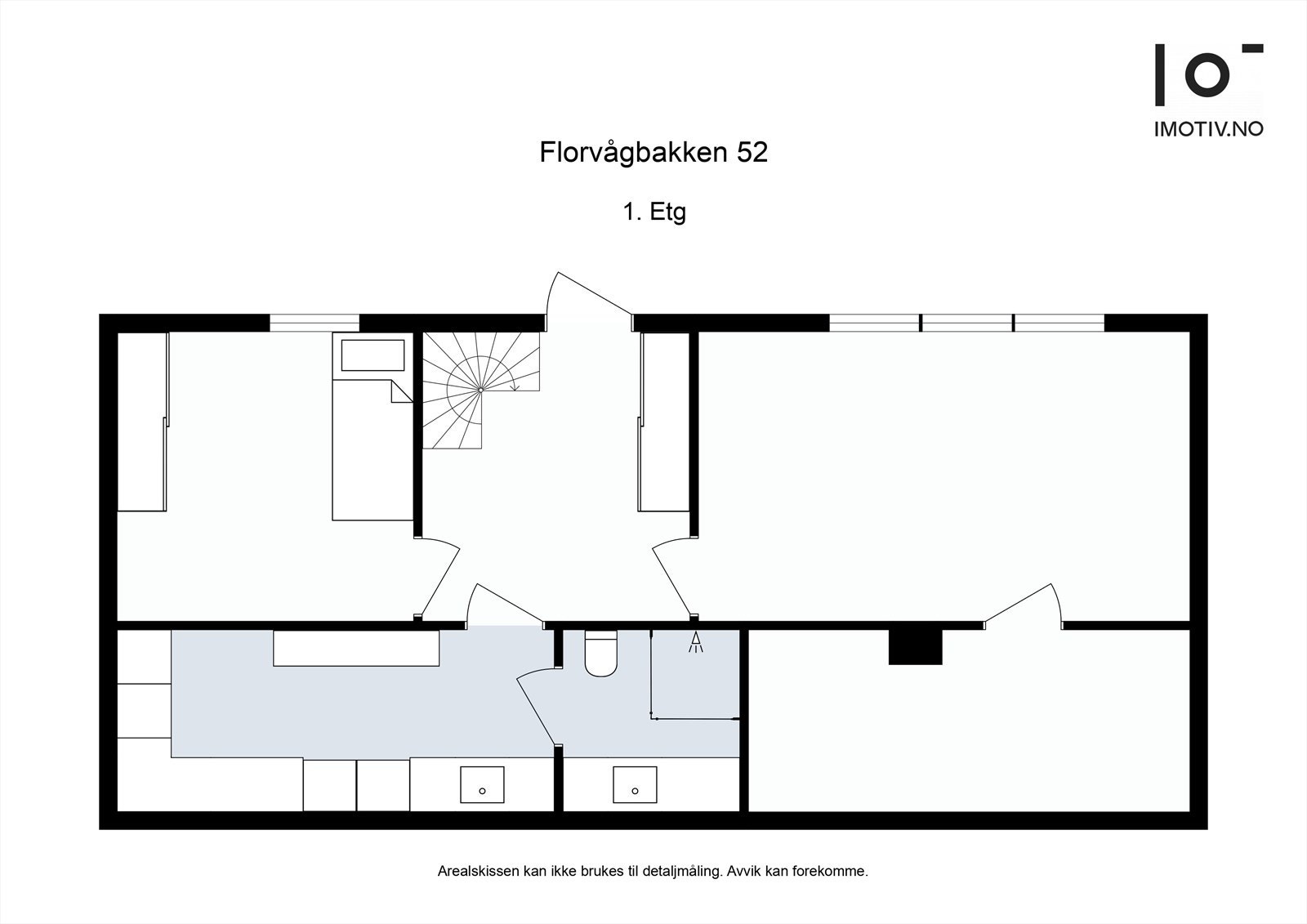 Plantegning 1. etasje Galleribilde