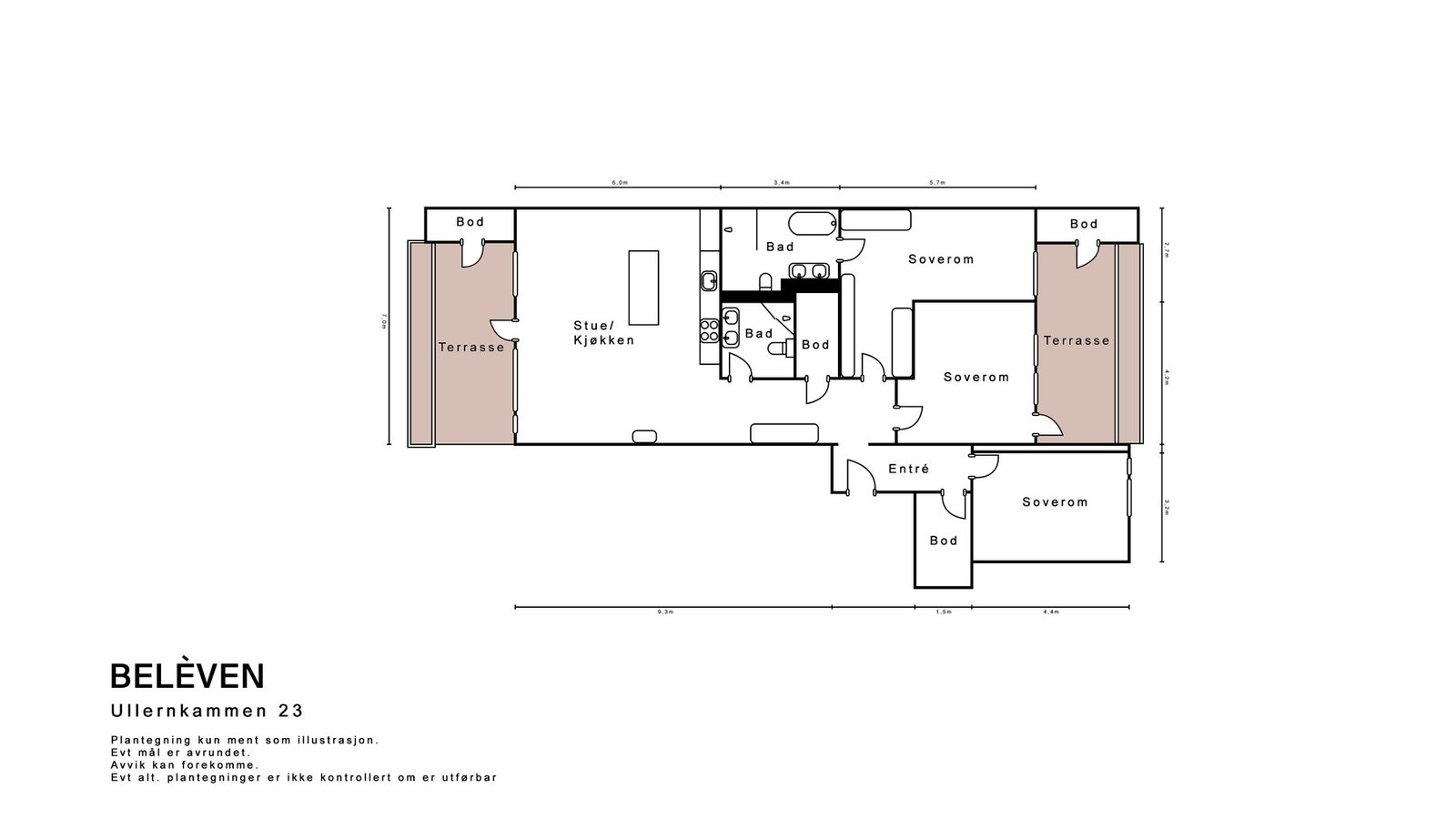 Plantegning. Galleribilde