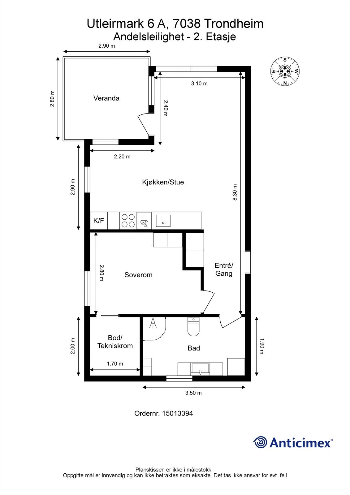 Planskisse Galleribilde