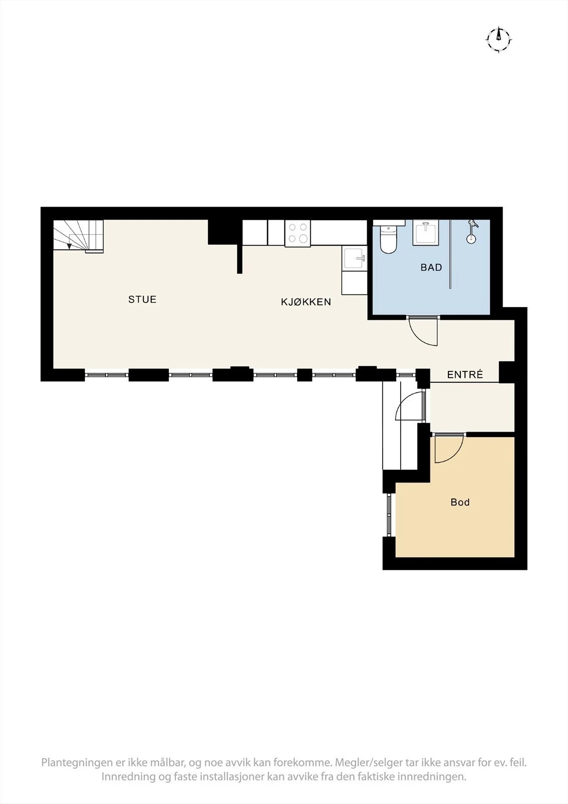 Plantegning - 1. etasje Galleribilde