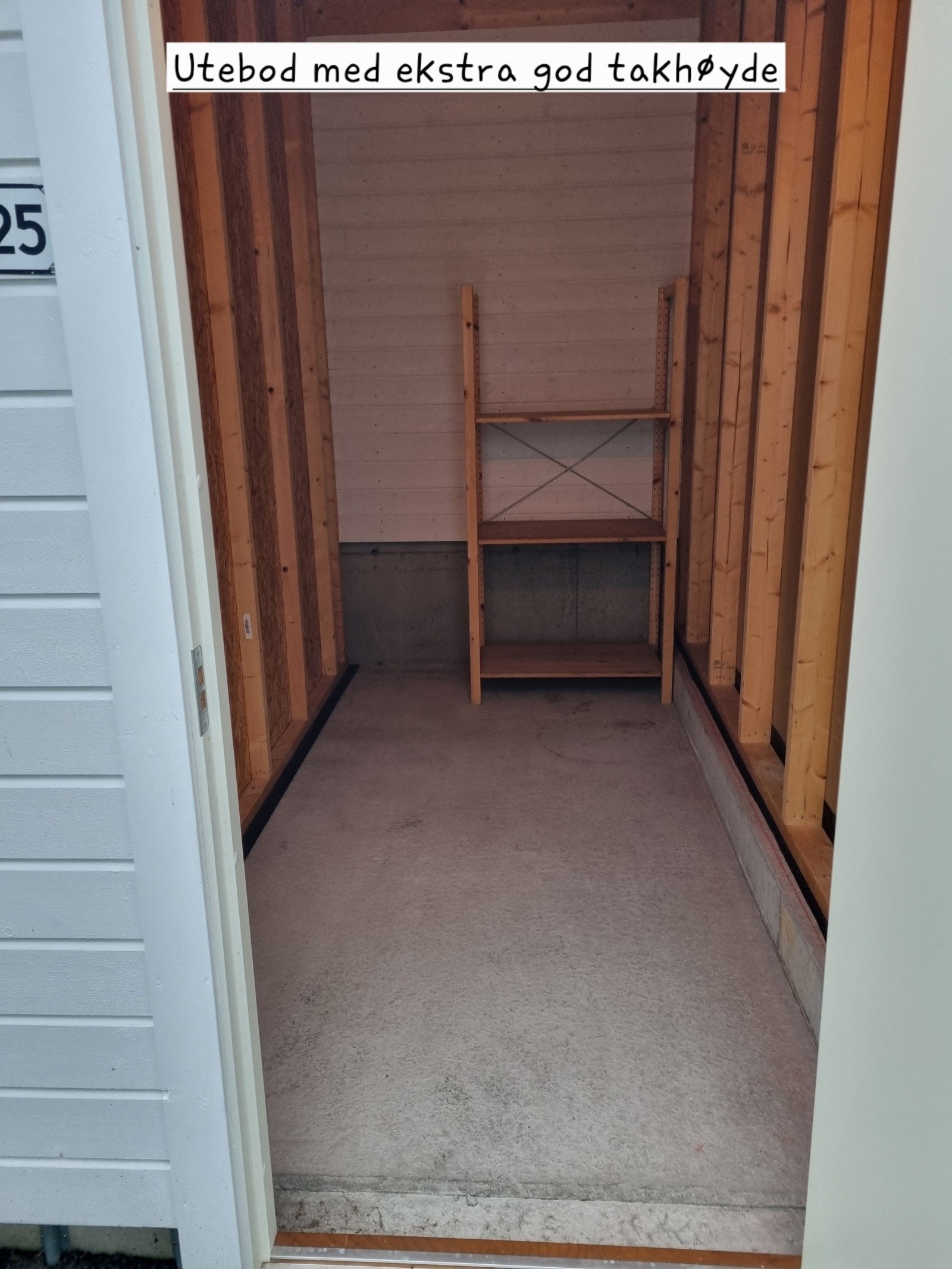 Utvendig bod - Selgers private bilder Galleribilde