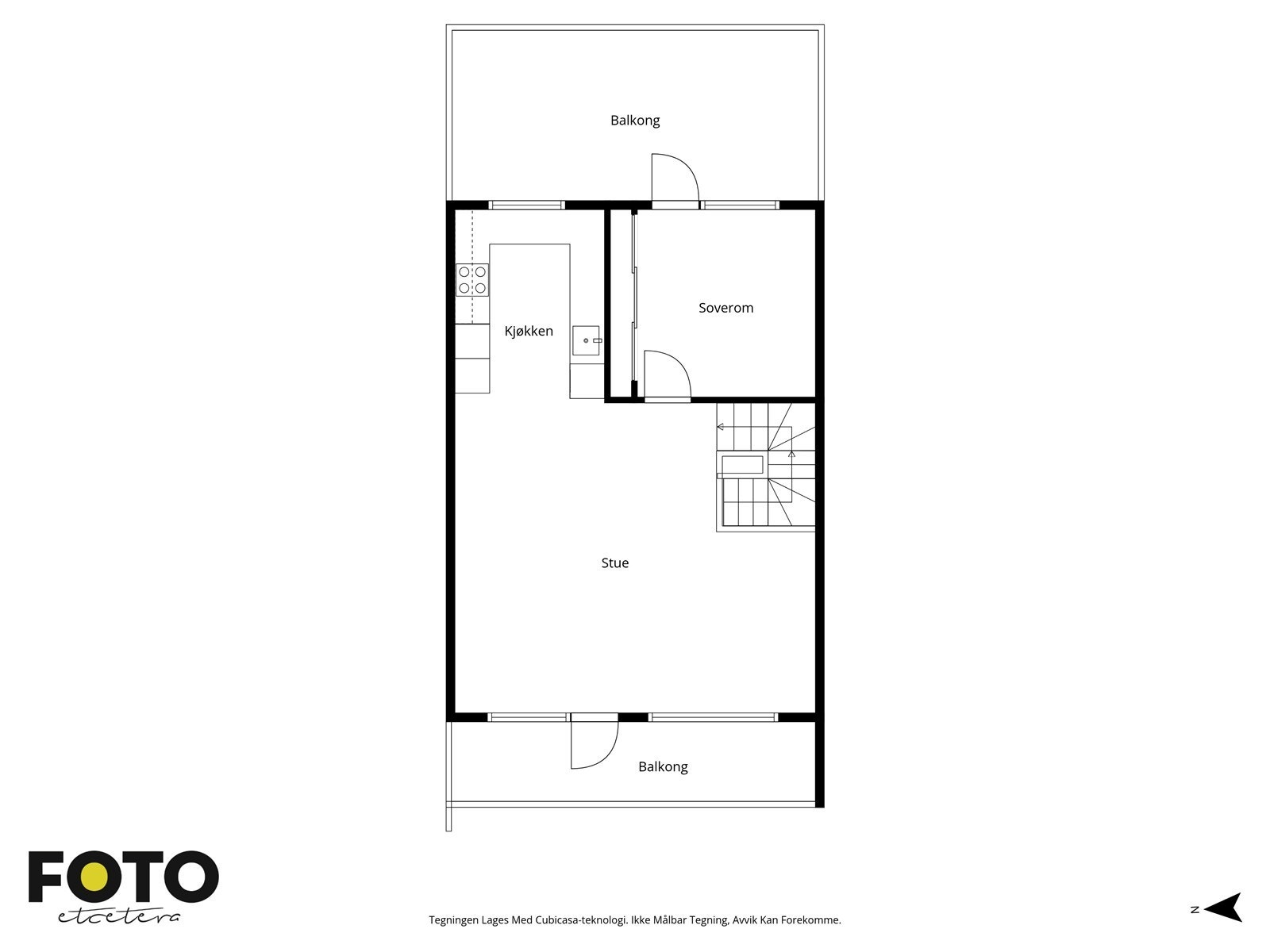 Planskisse 1.etasje - Ikke målbar. Galleribilde