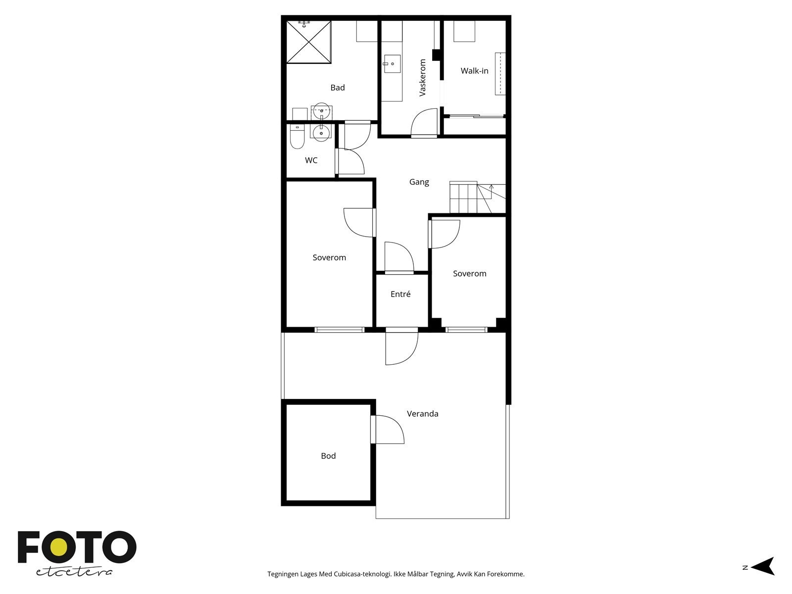 Planskisse underetasje- Ikke målbar. Galleribilde