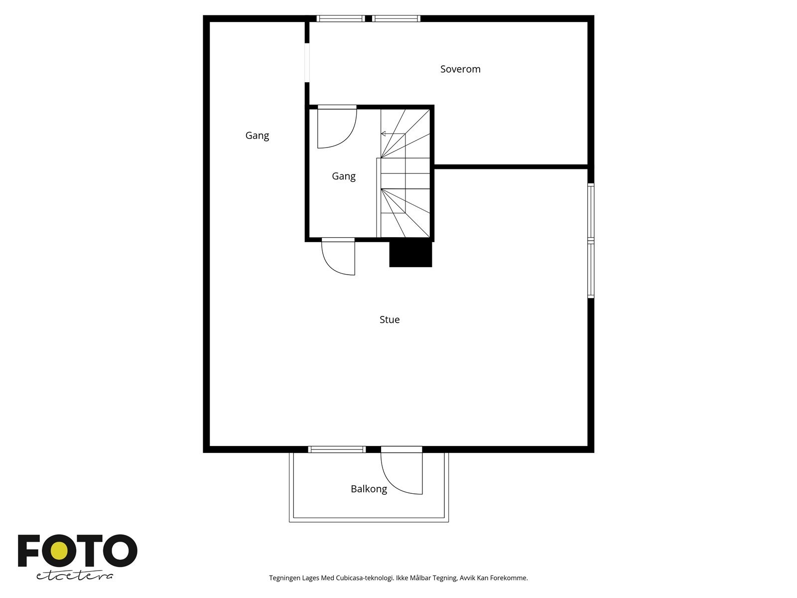 Plantegning 3. etasje Galleribilde