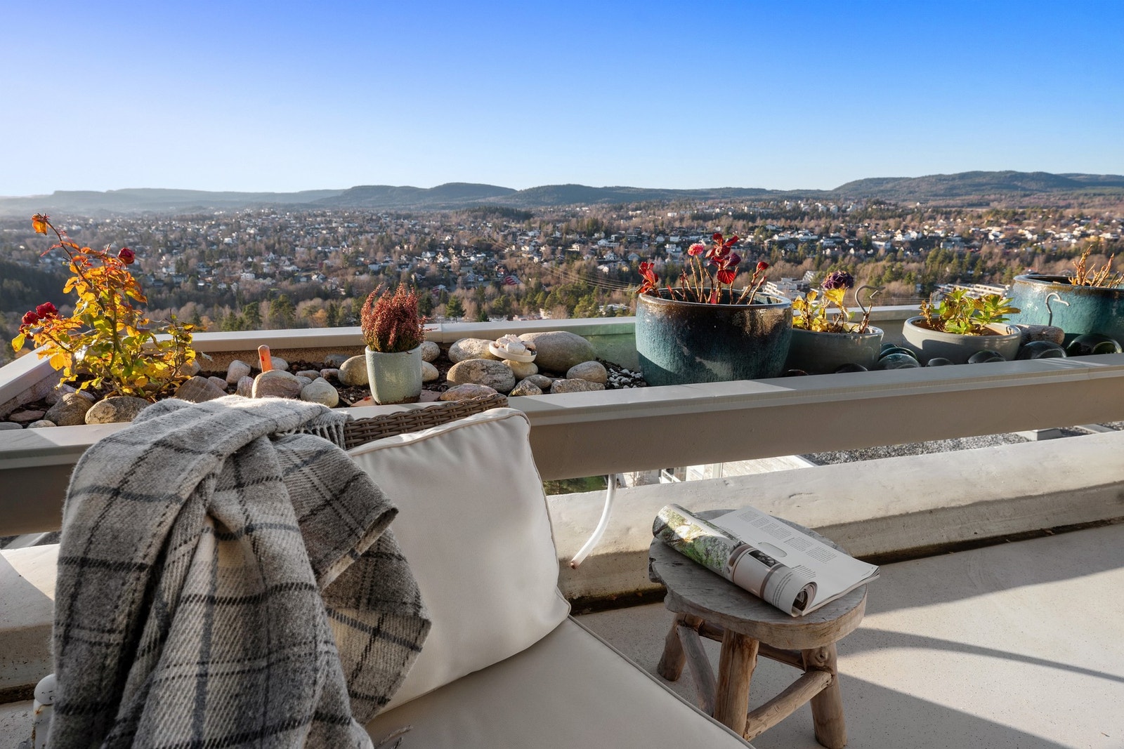 Fantastisk utsikt - en uslåelig kvalitet ved beliggenheten. Galleribilde