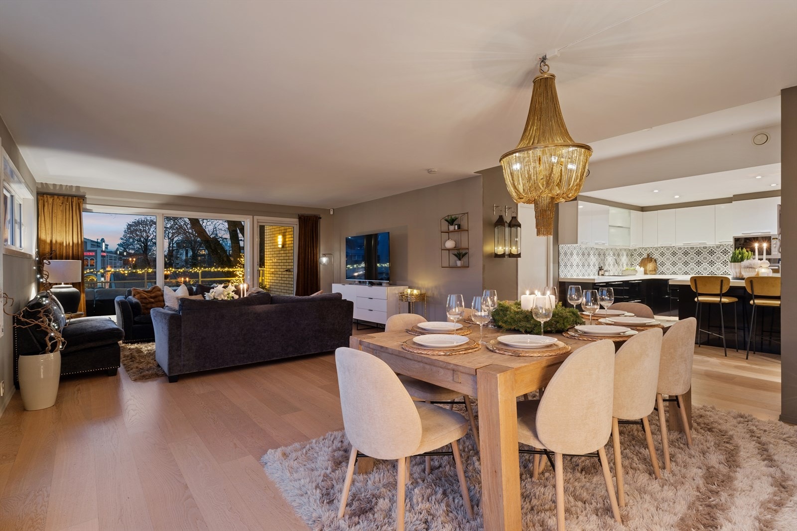 Kveldsstemning Galleribilde