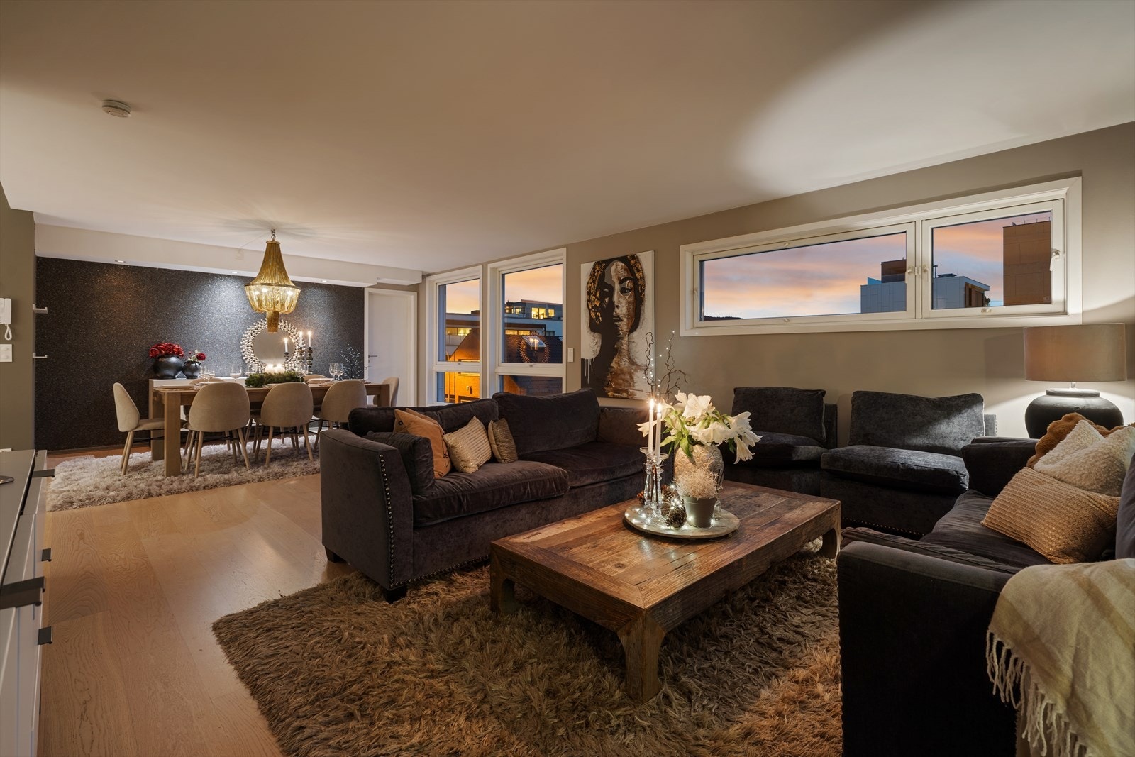 Kveldsstemning Galleribilde