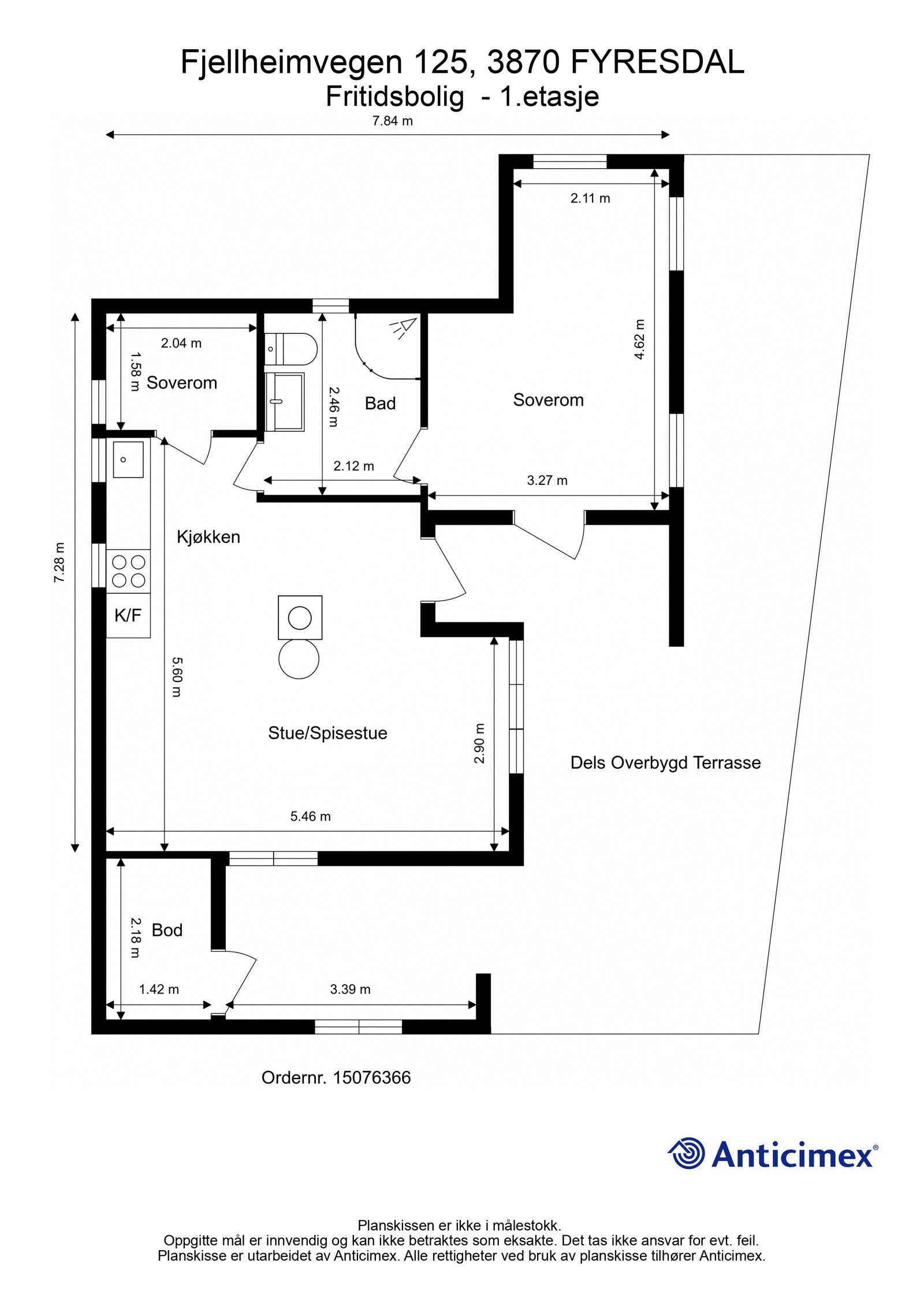 Plantegning - 1.etasje Galleribilde