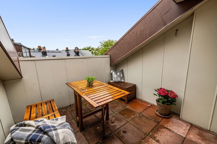 Felles takterrasse for beboerne. Galleribilde