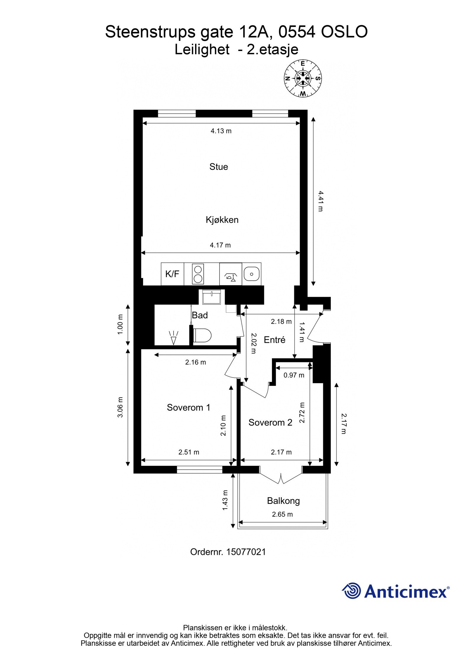 Plangtegning. Galleribilde