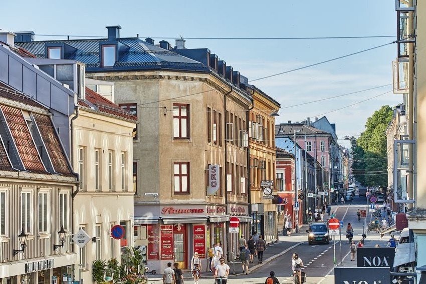 Nærområdet byr på yrende og sjarmerende lokalmiljø, med Markveien kun et kvartal unna. Galleribilde