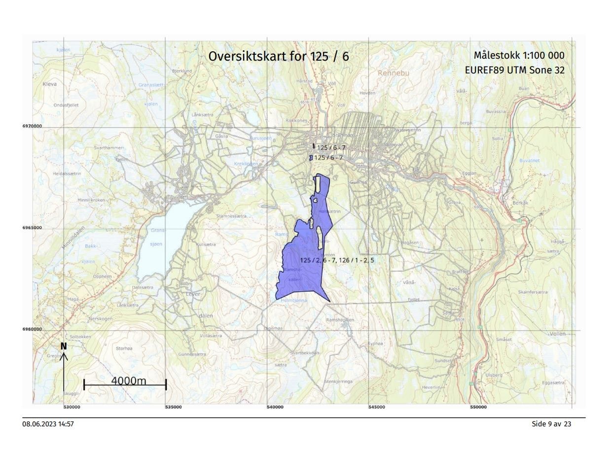 Oversiktskart. Galleribilde