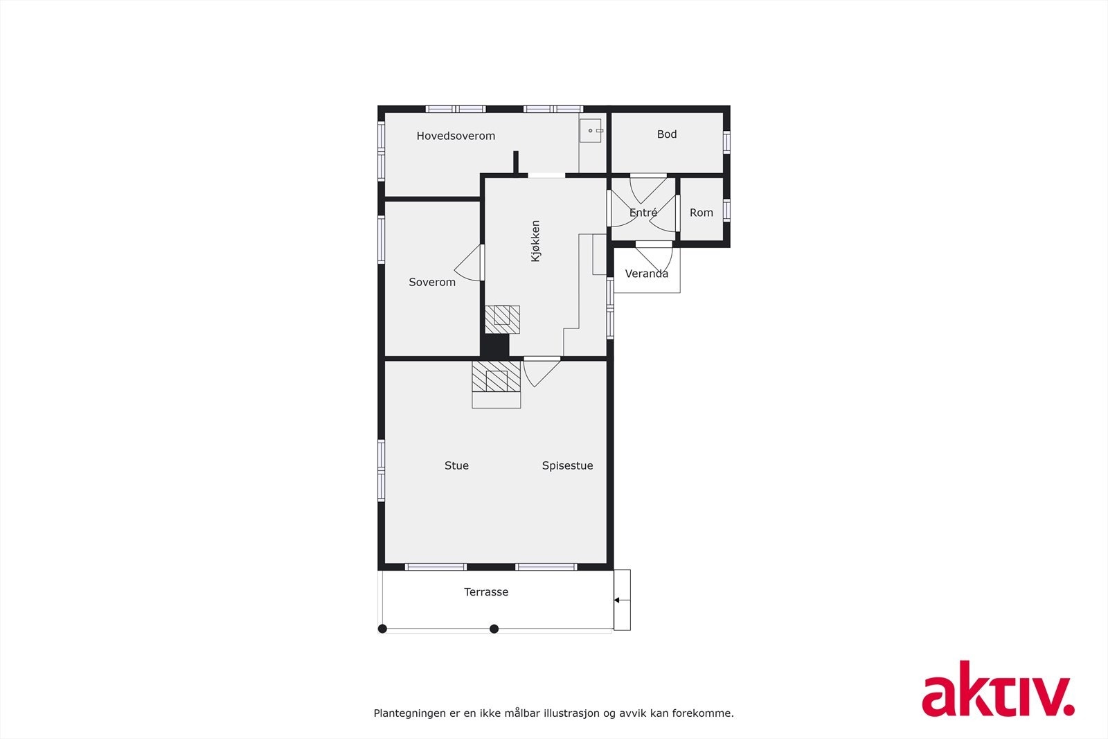 Plantegning Galleribilde