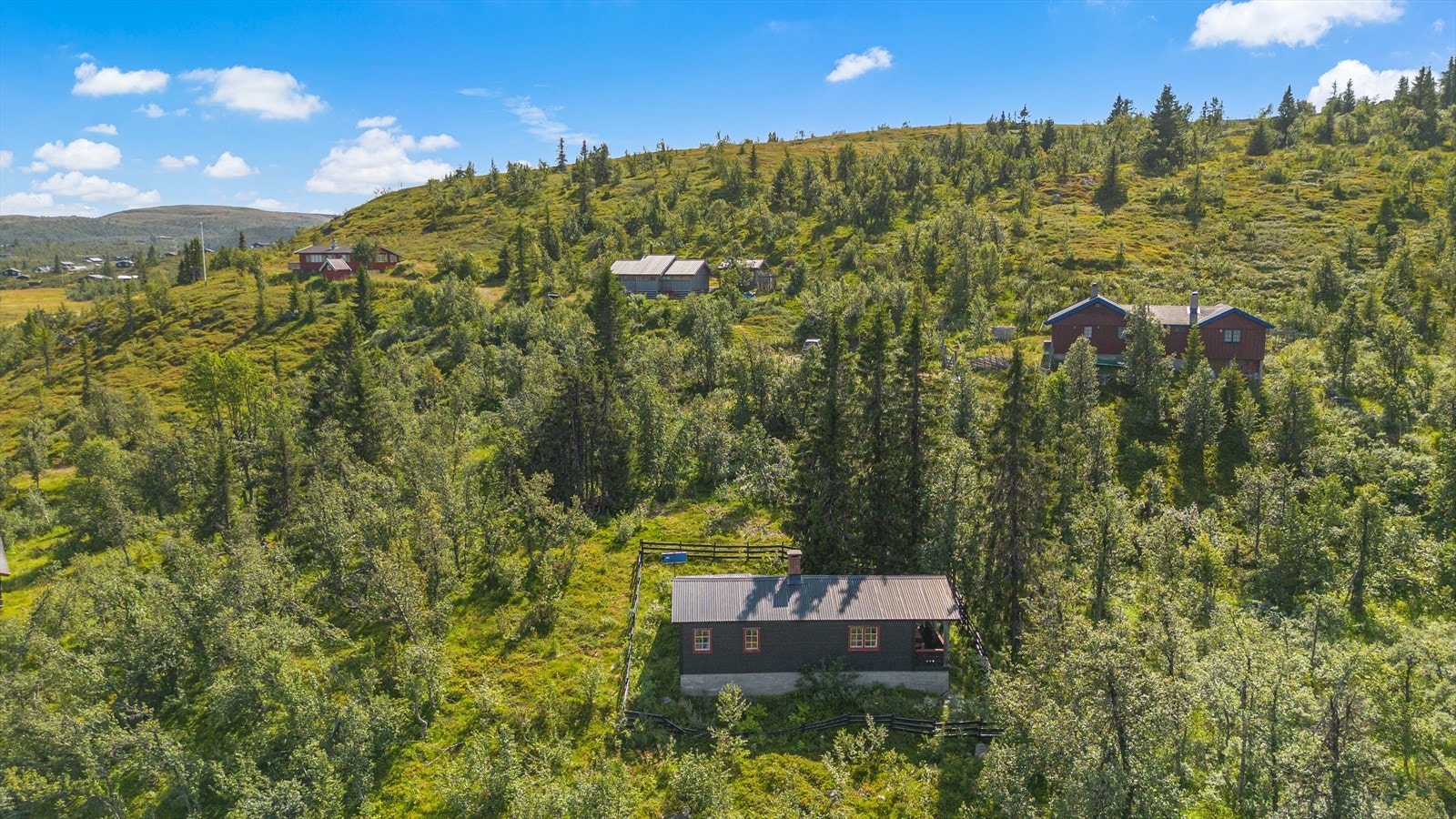 Her kan en nyte avslappende dager med flotte soloppganger, og sol helt til kl. 22 en klar sommerkveld. Det er fine områder for blåbær, tyttebær og sopp. Galleribilde