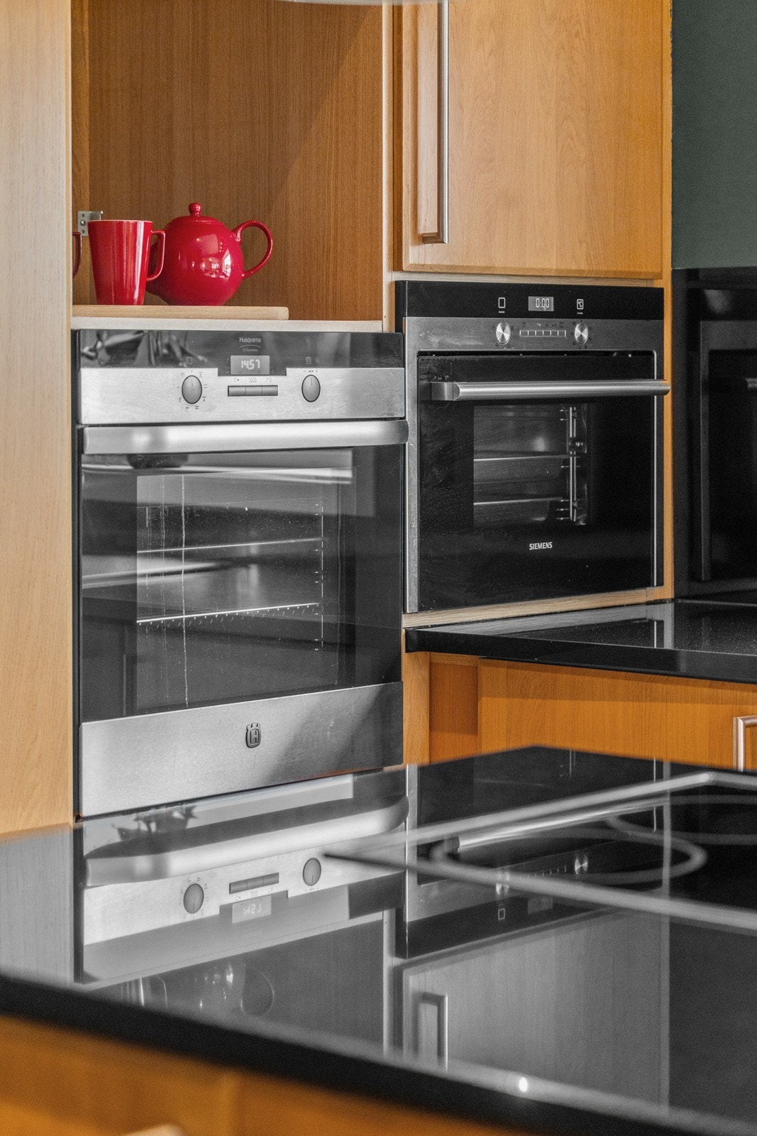 Her er integrerte hvitevarer. Galleribilde