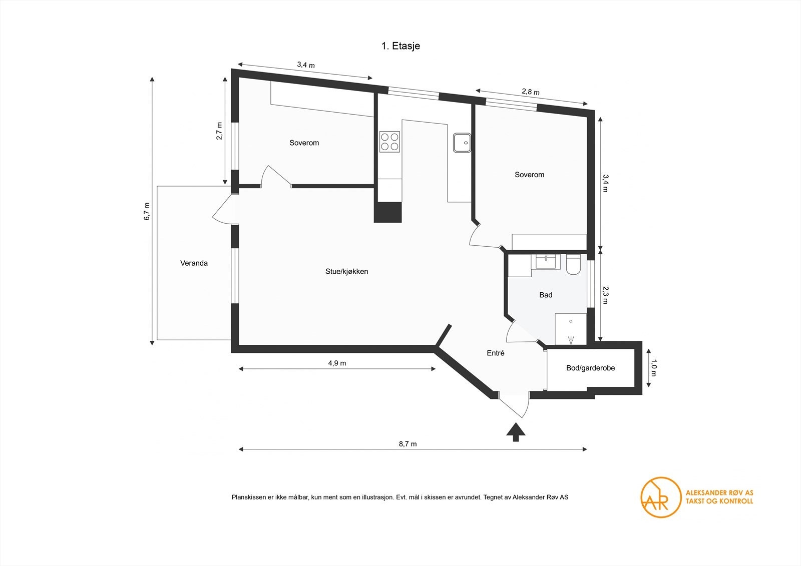 Plantegning. Galleribilde