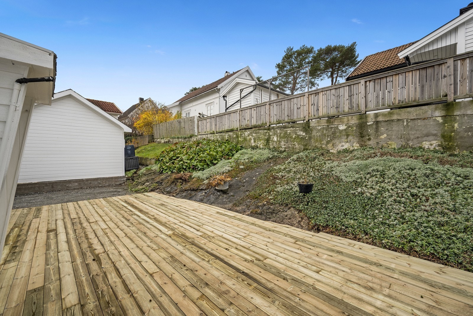 Del av terrasse Galleribilde