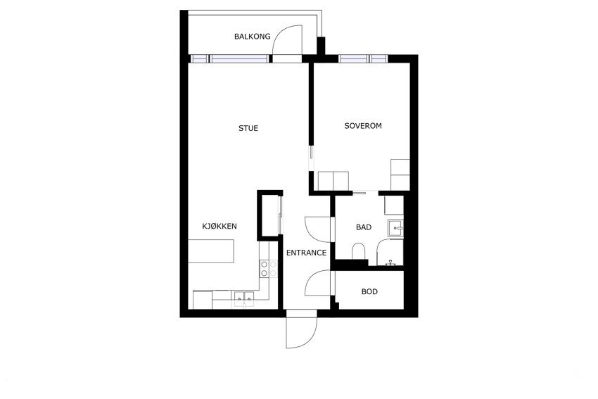 Plantegning Galleribilde