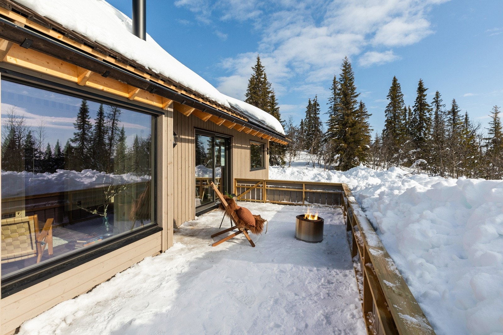 God plass til utemøbler Galleribilde