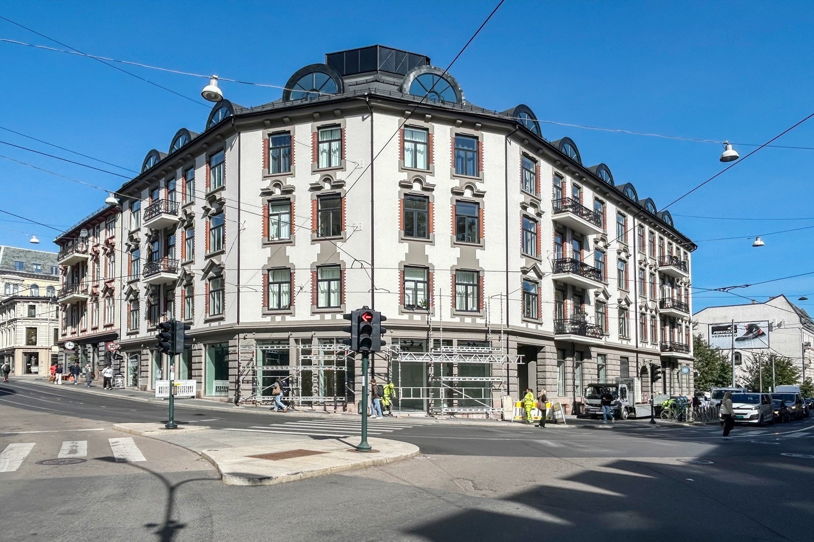 Nyoppusset fasade for Hegdehaugsveien 23. Galleribilde