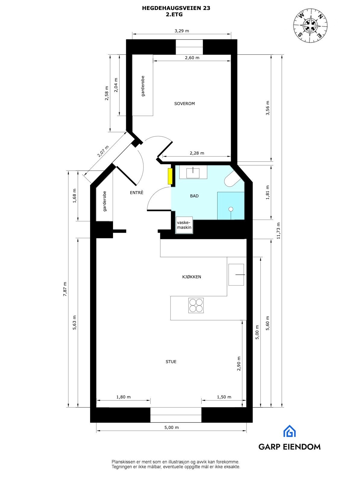 Perfekt planløsning. Galleribilde