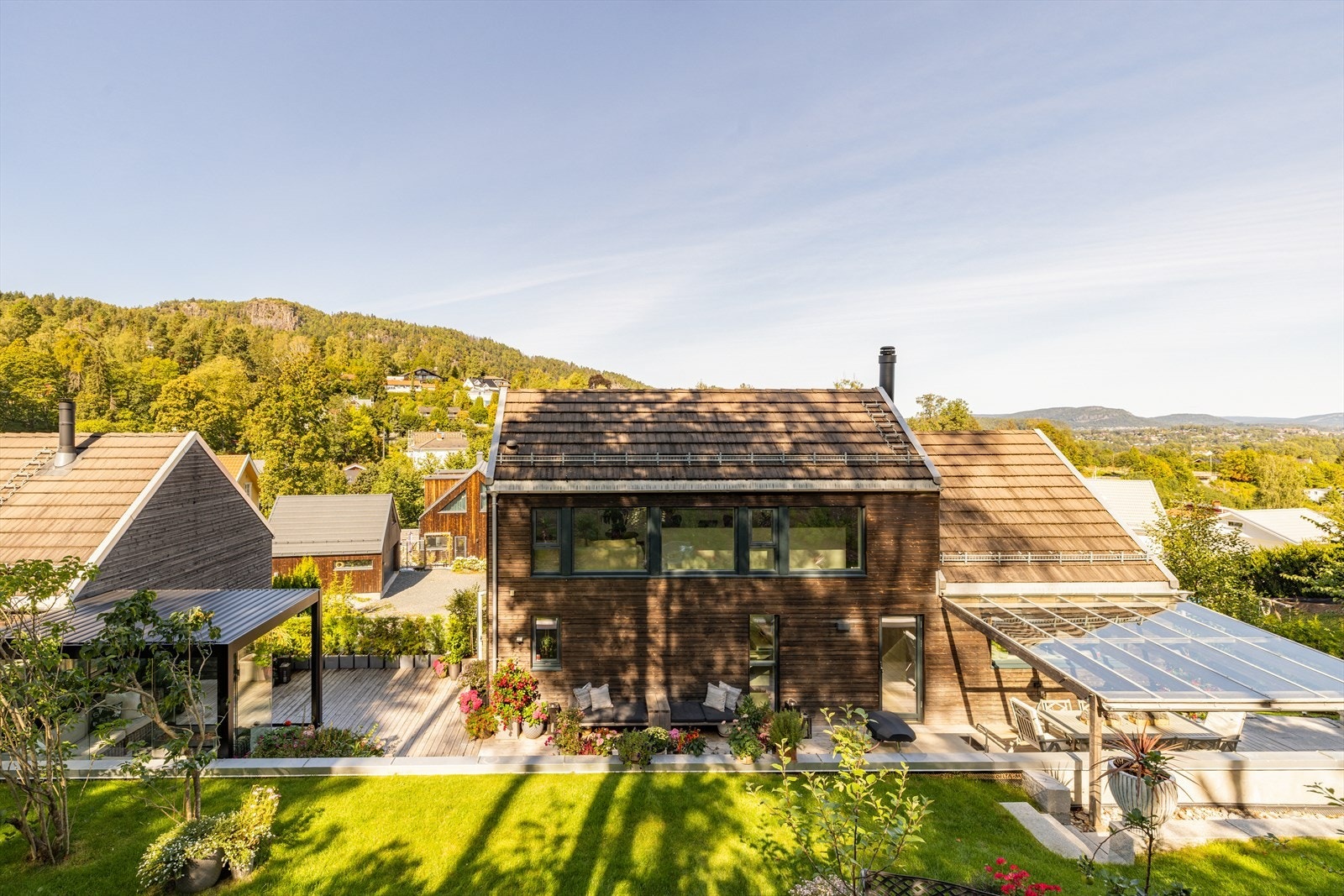 Tre utekraner gjør hagevanning enkelt og praktisk. Galleribilde