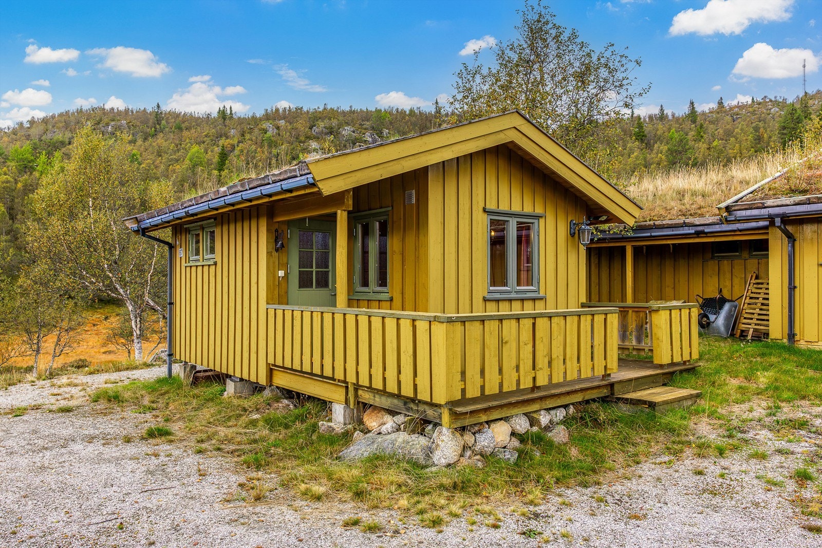 Annekset gir ekstra gjesterom og lagerplass. Galleribilde