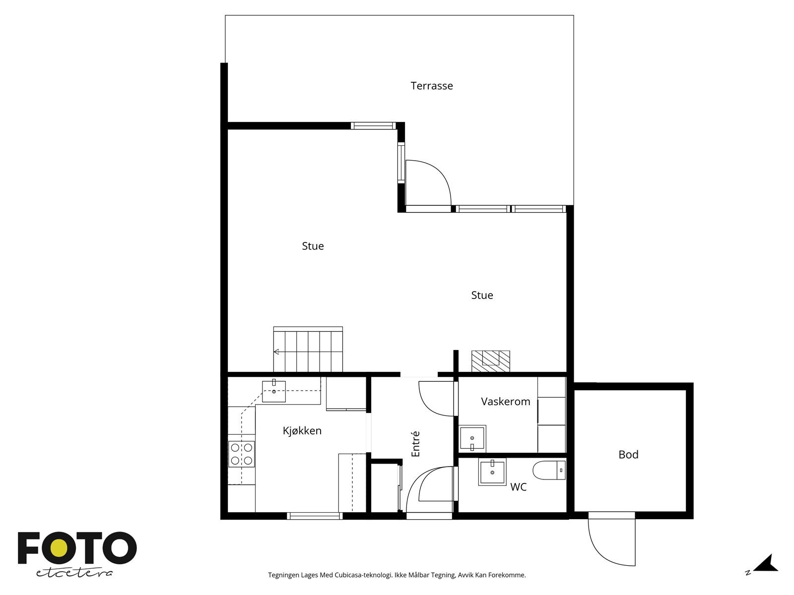 Veiledende planskisse 1. etasje. Ikke målbar Galleribilde