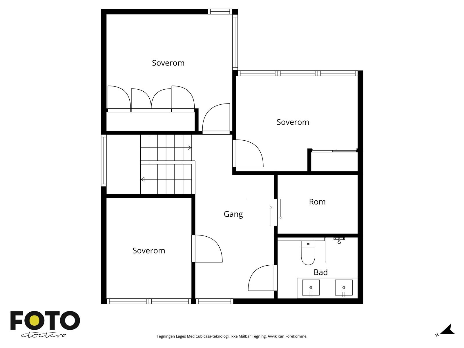 Veiledende planskisse 2. etasje. Ikke målbar Galleribilde